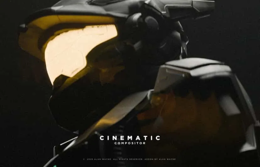 Blender插件Cinematic Compositor 1.4 电影合成特效预设