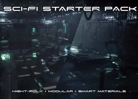 模块化科幻太空 Sci-Fi Starter Pack - Modular - KitBash