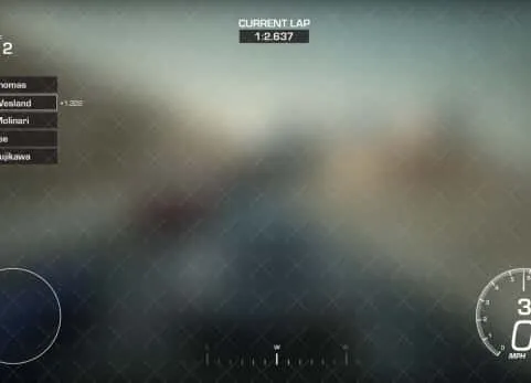 赛车游戏UI图标二维资源 Racing UI Elements