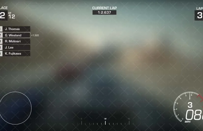 赛车游戏UI图标二维资源 Racing UI Elements
