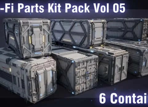 科幻零件工具包套装第05卷 Sci-Fi Parts Kit Pack Vol 05