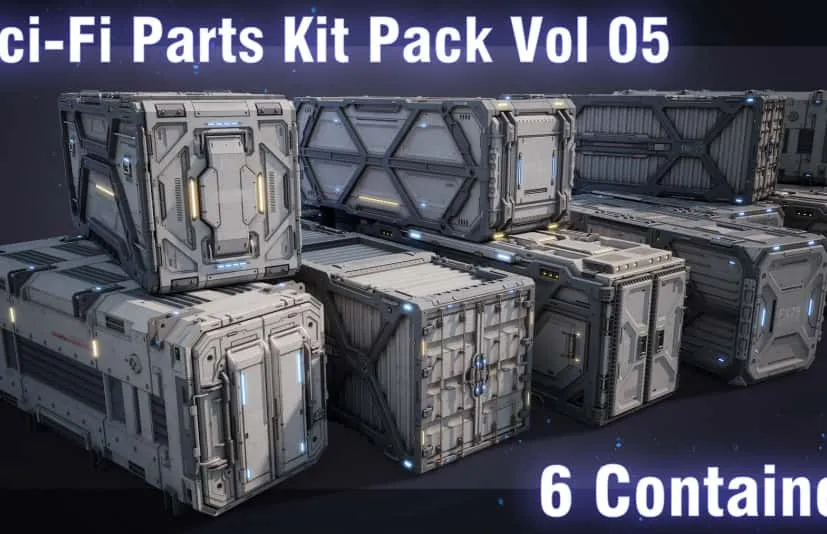 科幻零件工具包套装第05卷 Sci-Fi Parts Kit Pack Vol 05