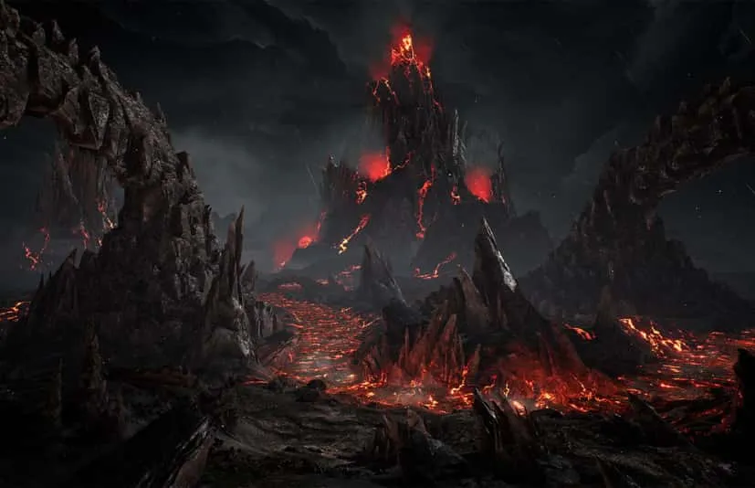 地下火山熔岩世界场景 Brushify - Underworld Pack
