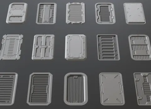 新旧建筑Blender资产库 New And Old Buildings Blender Asset Library