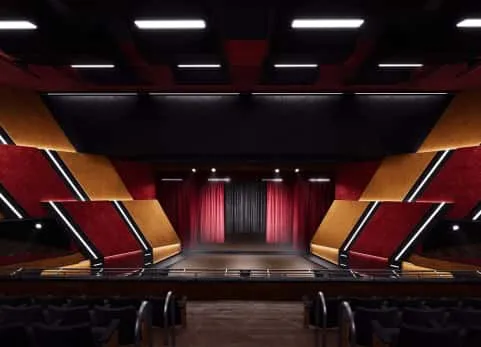 剧院大厅环境（剧院 音乐会 电影院 大厅 展览 会议 3D）-Theater Hall Environment