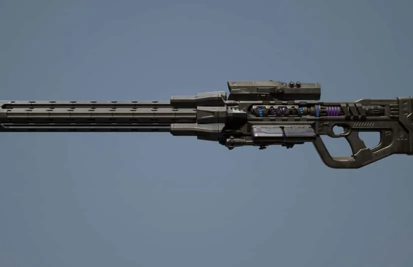 虚幻UE5科幻脉冲狙击步枪- Sniper Volt Shock Rifle