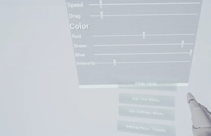 UE5抬头显示系统蓝图虚拟现实模型-VR Radial HUD