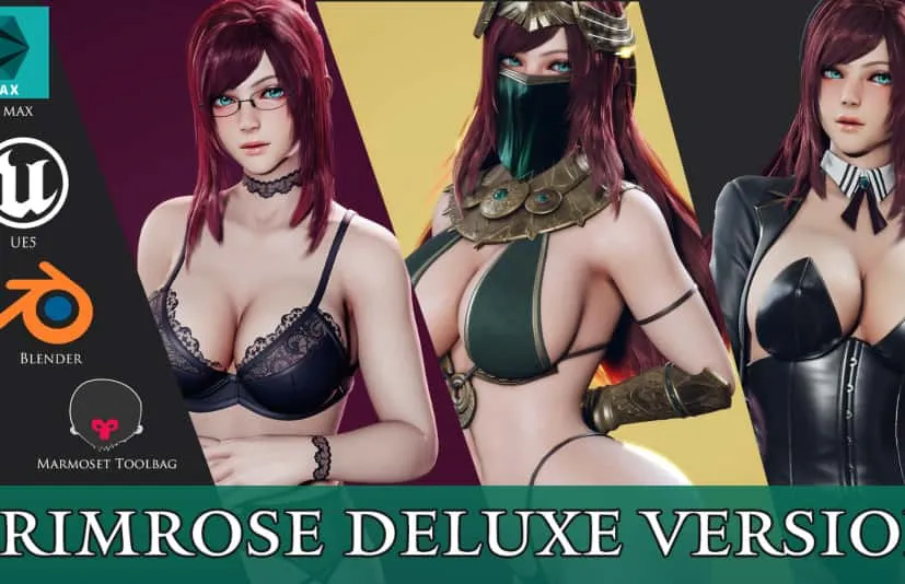 白领角色-Primrose Deluxe Version - Game Ready