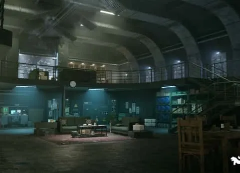 冷战时期地下掩体场景-Cold War Underground Bunker