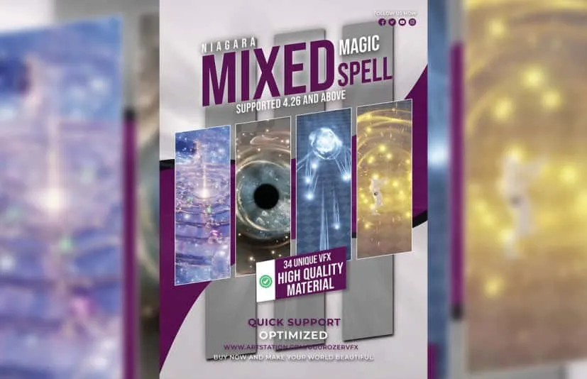 混合魔法 3 法术视觉特效包-Mixed Magic 3 - Spell VFX Pack