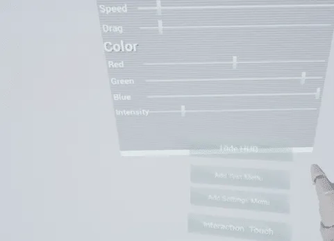 UE5抬头显示系统蓝图虚拟现实模型-VR Radial HUD