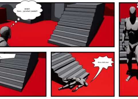 漫画过场动画UI - Comic Book Cutscene