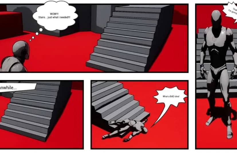 漫画过场动画UI - Comic Book Cutscene