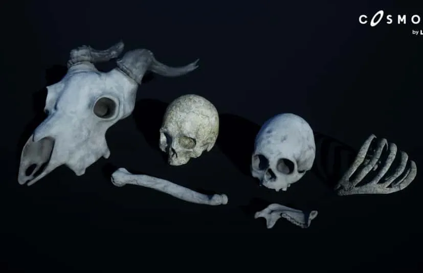 恶魔资产包 / 23 个网格（恶魔资产 法术雕像雕塑 3D 资产）-Demonic Assets Pack 23 Mesh