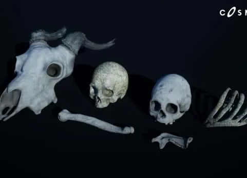 恶魔资产包 / 23 个网格（恶魔资产 法术雕像雕塑 3D 资产）-Demonic Assets Pack 23 Mesh