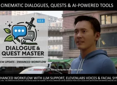 可视化对话任务系统插件-Dialogue & Quest Master