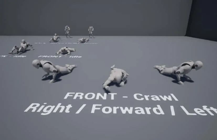 受伤复活动画包-Injured and Revive Animation Pack