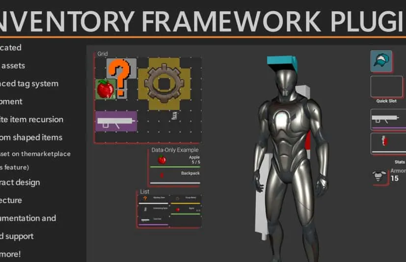 库存框架插件 - 库存系统-Inventory Framework Plugin - Inventory System v2.4