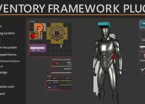 库存框架插件 – 库存系统-Inventory Framework Plugin – Inventory System v2.4_云桥网CG资源站