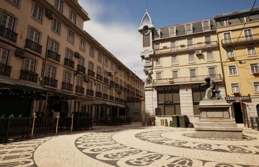 里斯本市中心城市场景 - Lisbon Downtown