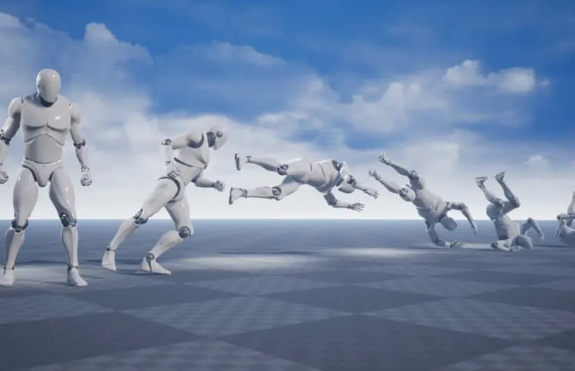 翻滚闪避动画包-Rolls and Dodges Animation Set - CG3DA