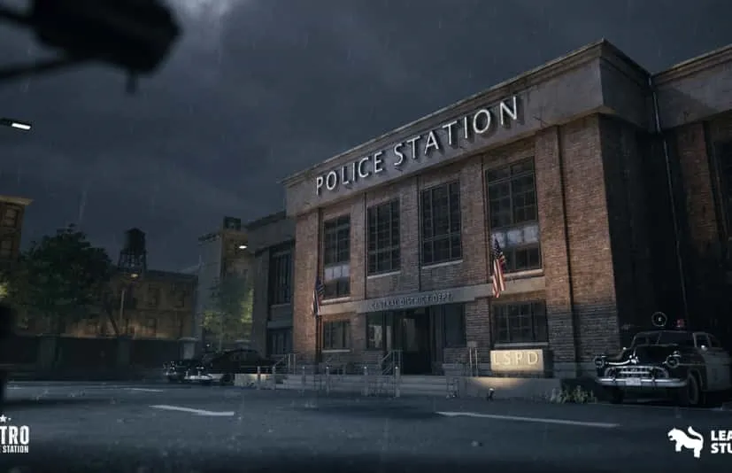 复古警察局环境（复古警察局内部警察室）-Retro Police Station Environment
