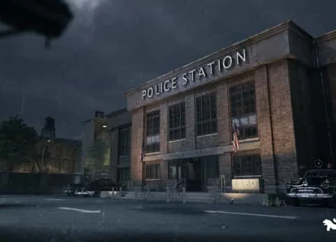 复古警察局环境（复古警察局内部警察室）-Retro Police Station Environment