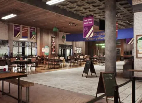 大学食堂环境 - University Cafeteria Environment