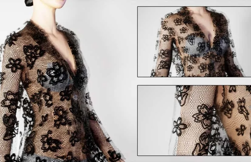逼真蕾丝织物材质-Realistic Lace Material Pack 4K - V3