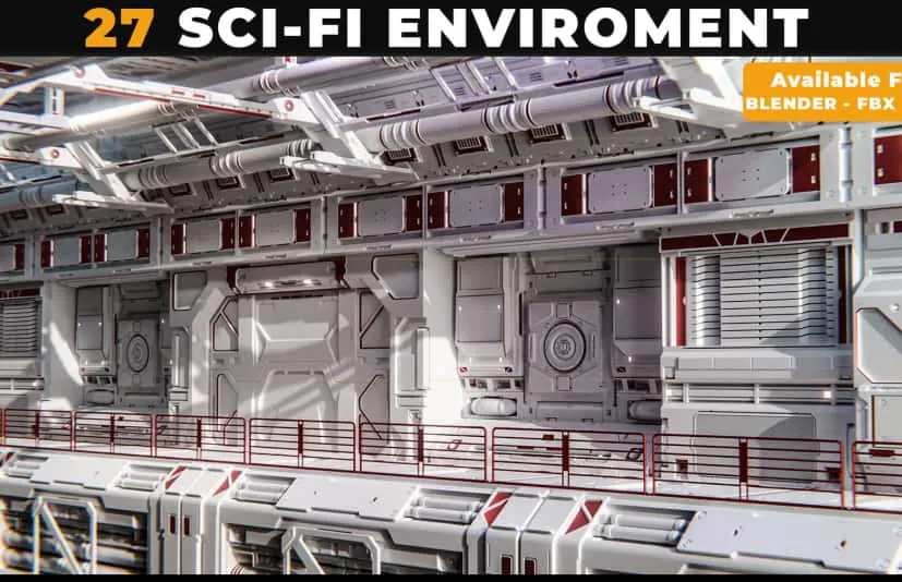 27 科幻环境面板 - 27 SCI-FI ENVIROMENT PANEL KITBASH