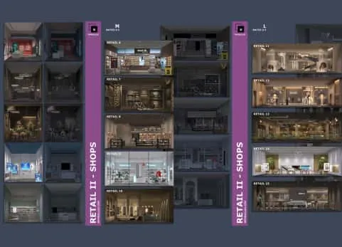商店内景视差贴图 wParallax Retail II