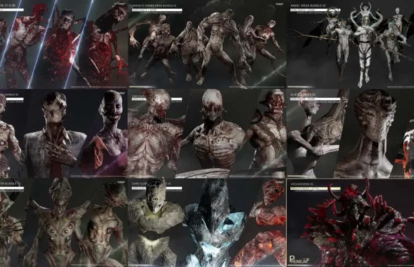 无限角色合集 - Infinite Characters Collection - Game Assets + Extra