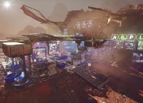 外星科幻水果市场环境-Sci-Fi Fruit Market - Nanite