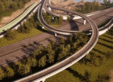 道路创造者桥梁路口立交隧道生成器-Road Creator Pro