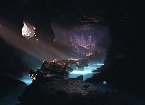 神秘阴森窟窿山洞洞穴场景-Whimsical Caves Kit