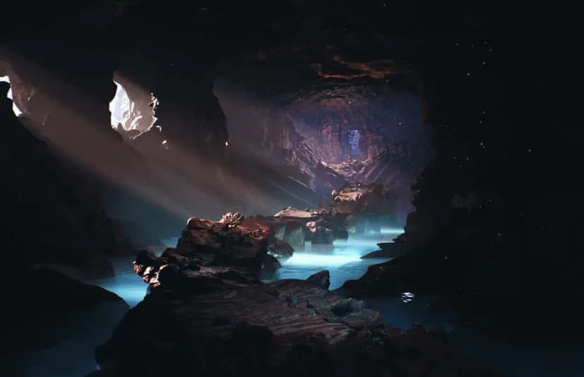 神秘阴森窟窿山洞洞穴场景-Whimsical Caves Kit
