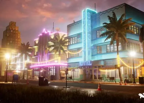迈阿密罪恶之城都市环境场景-Miami Vice City