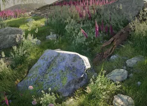 blender物理草地散射工具-🔖Physical Grass Scatter v1.2