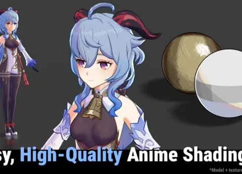 Blender的《原神》角色着色器 Genshin Impact Character Shader v2.2.1