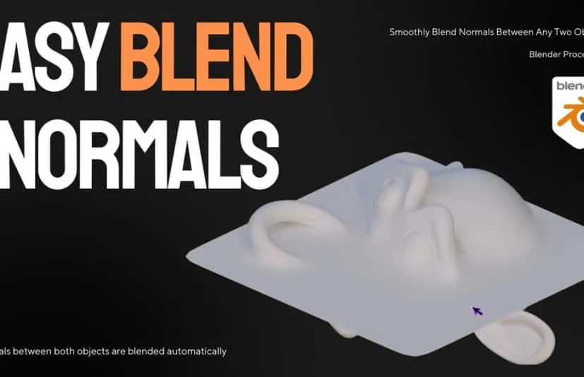 blender简易混合法线插件 - Easy Blend Normals v1.0.1