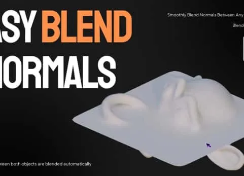 blender简易混合法线插件 - Easy Blend Normals v1.0.1
