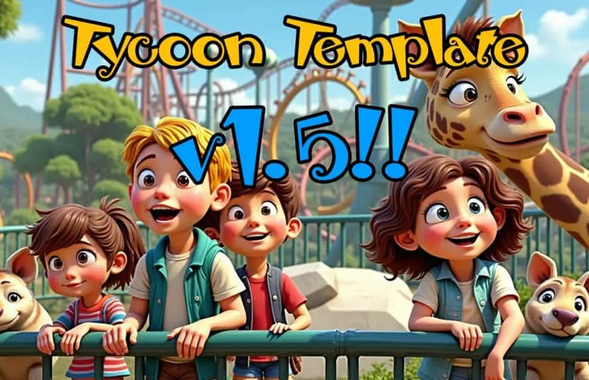 动物园主题公园建设蓝图 Tycoon Template V1.5
