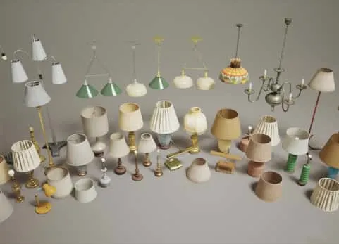 室内灯具 Lighting VOL.2 - Interior (Nanite and Low Poly)