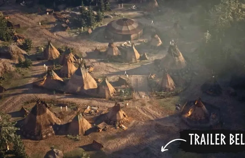 UE5虚幻5 Native American Village Wild West 印第安人村庄场景