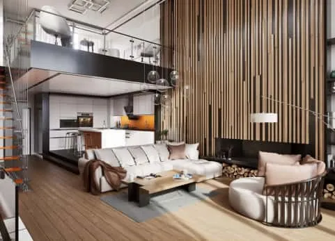 虚幻UE5.2 Modern Apartment Archinteriors Vol 9 Scene 5 建筑