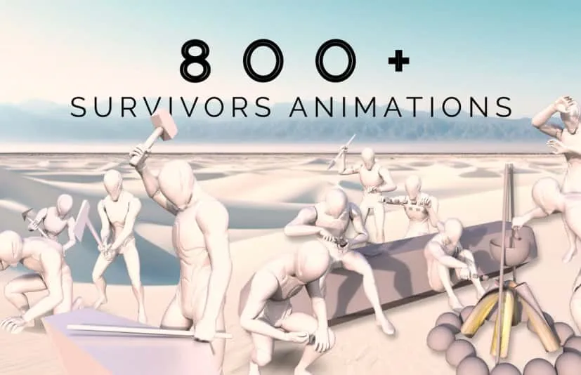 捆绑包：幸存者动画 BUNDLE Survivors Animations