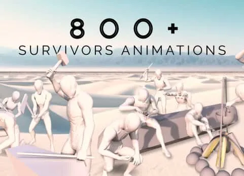 捆绑包：幸存者动画 BUNDLE Survivors Animations