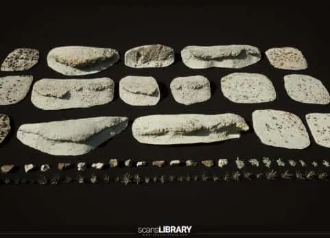 干旱荒漠戈壁景观地貌场景 Arid Landscape (NANITE)