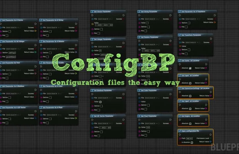 配置文件加载存储 ConfigBP - Configure Your Game