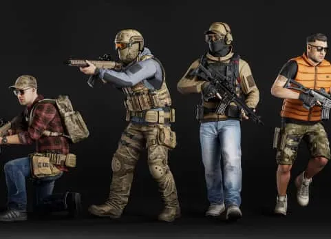 模块化休闲军用士兵 Modular Casual Military Soldier